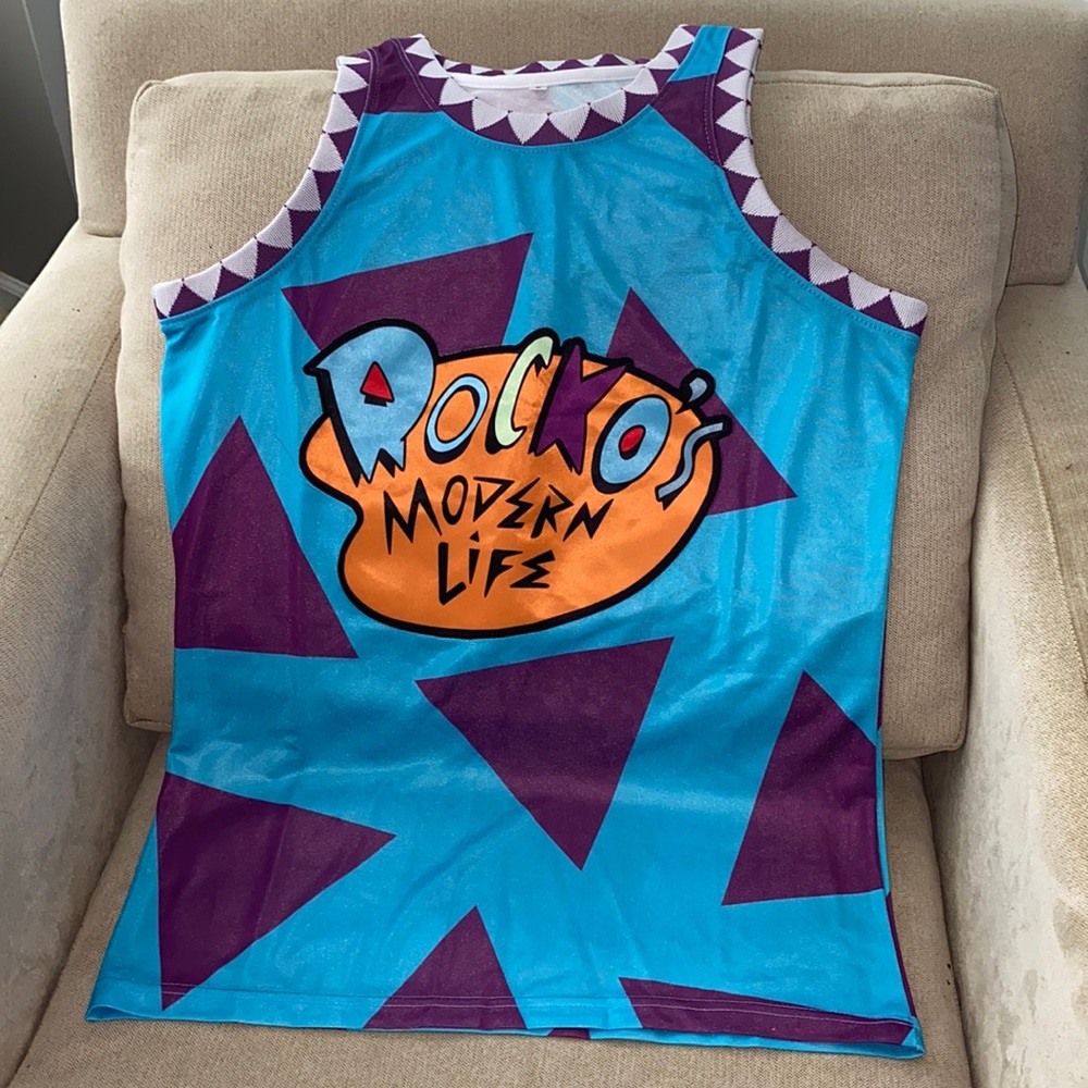 Men’s Modern Life Rocko’s #93 Basketball Jersey NEW